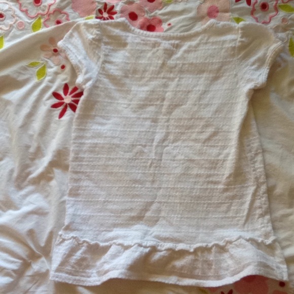 Textured white Tucker&Tate ruffled peplum bottom. - Picture 7 of 7